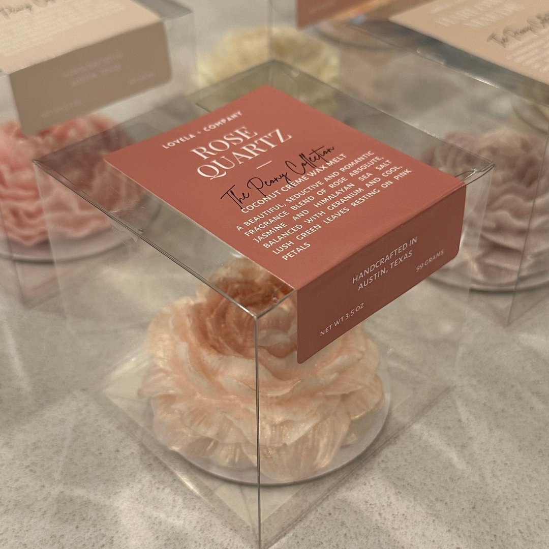 Peony Wax Melt-Rose Quartz