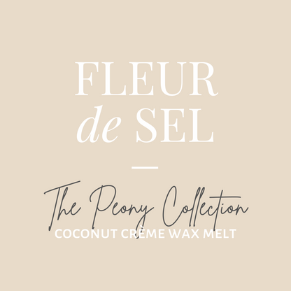 Peony Wax Melt-Fleur de Sel