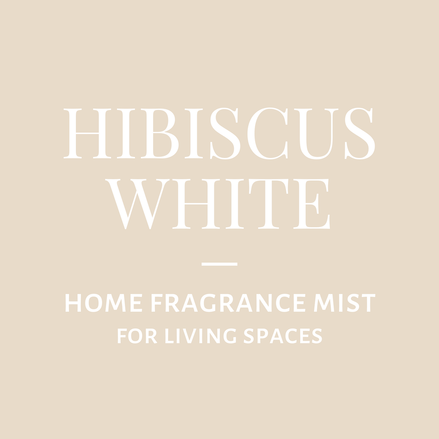 Home Fragrance Mist-Hibiscus White