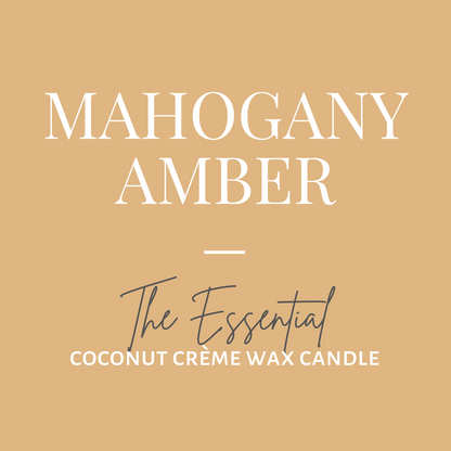 The Essential Candle-Mahogany Amber